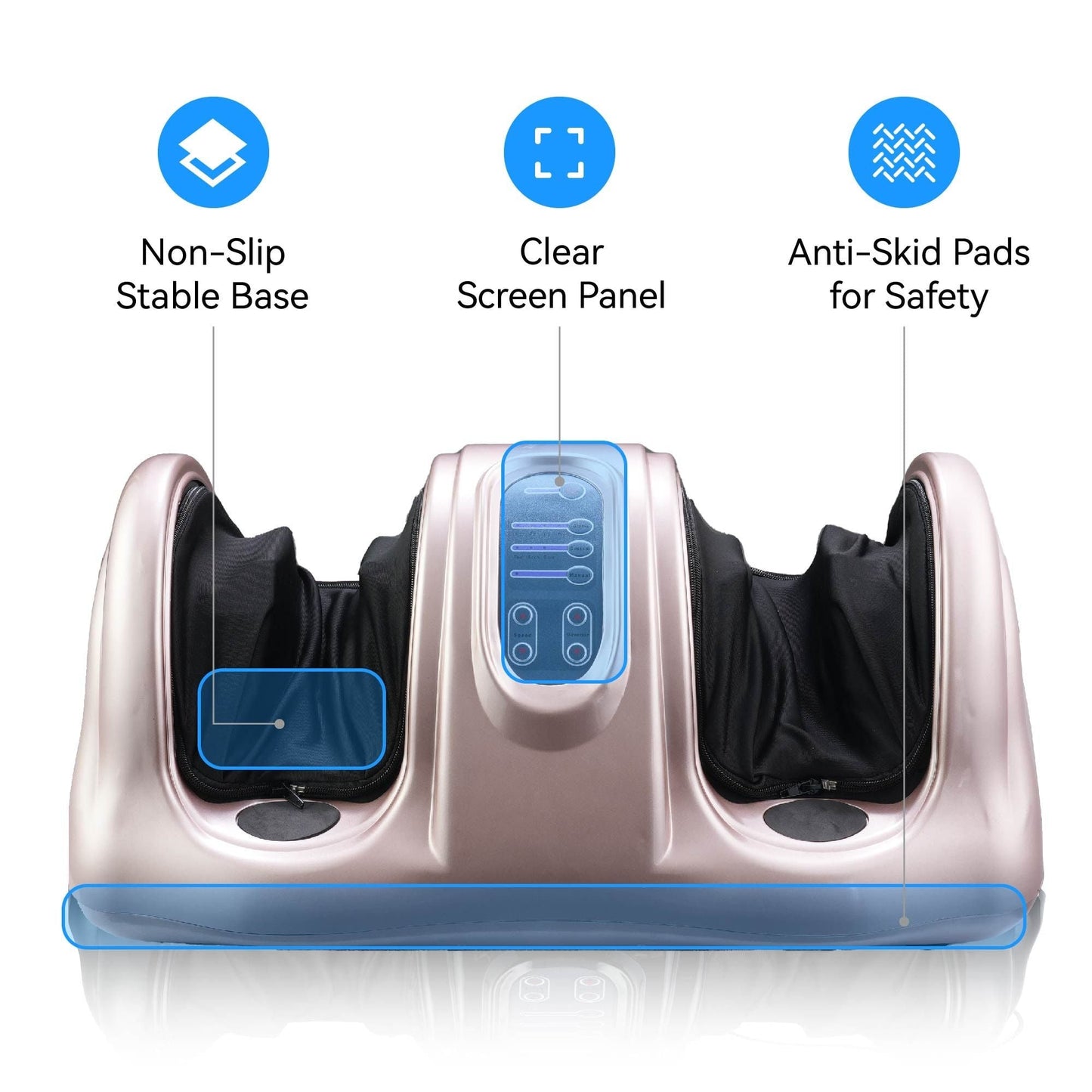Premium Foot Massager with Remote Control – Deep Kneading and Rolling Massage for Feet, Ankles, Calves, and Legs – Pain Relief & Circulation Boost, Perfect Gift for Men, Women, Parents New Era Fashion LLc