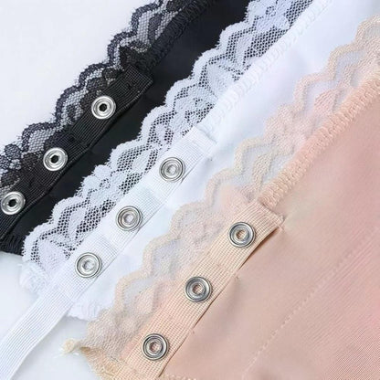 8 Pack Women Lace Cami Clip-on Mock Camisole Overlay Modesty Panel for Low-Cut Shirt New Era Fashion LLc