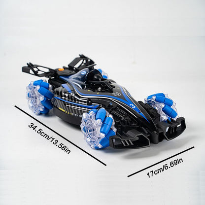 Remote control toy car F1 racing style, with music and light, the tail can be spray. New Era Fashion LLc
