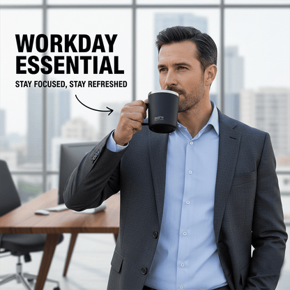 Insulated Stainless Steel Coffee Mug with Leak-Proof Lid – Reusable Office/Trave New Era Fashion LLc