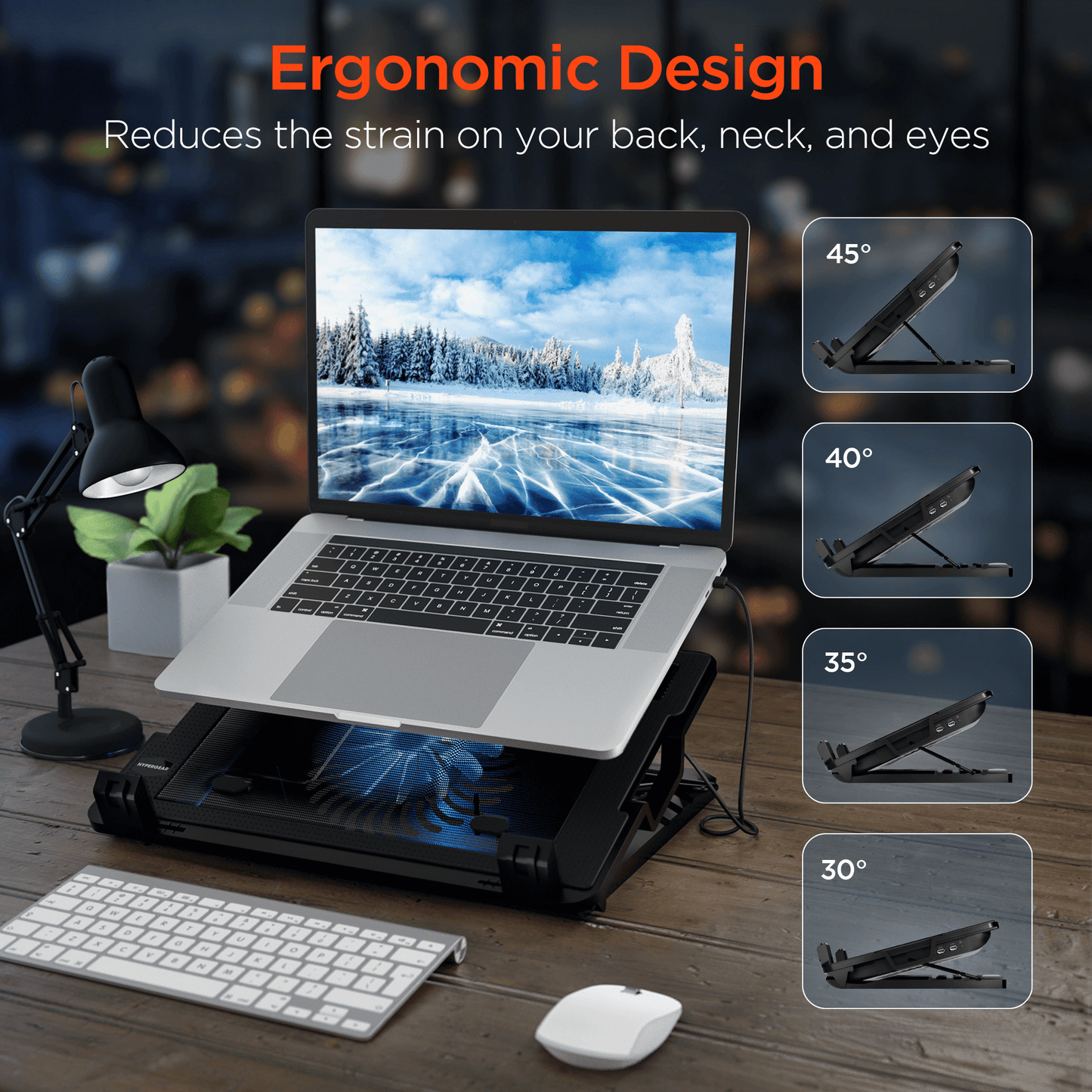HyperGear UpRite Air Portable Laptop Cooling Stand New Era Fashion LLc