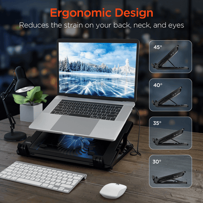 HyperGear UpRite Air Portable Laptop Cooling Stand New Era Fashion LLc