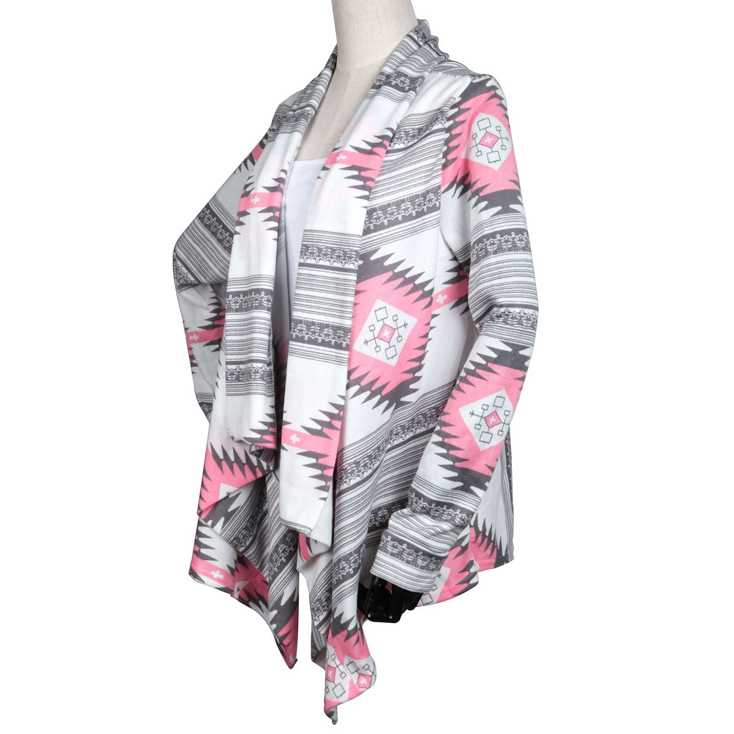 Women Open Front Cardigan Long Sleeve Shawl Neck Breathable Cardigan Well Collection New Era Fashion LLc