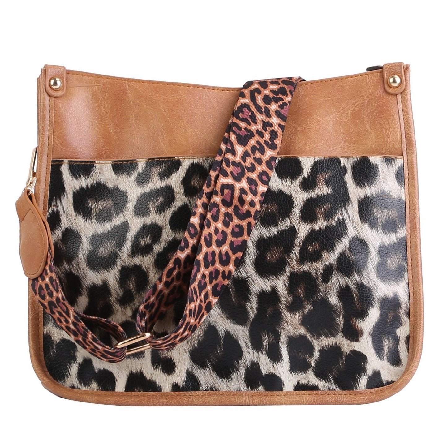 Women Fashion Leather Crossbody Bag Shoulder Bag Casual Handbag with Flexible Wearing Styles Adjustable Guitar Strap New Era Fashion LLc