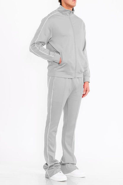 Men's Athletic Side Pipe Track Jacket for Performance and Style New Era Fashion LLc