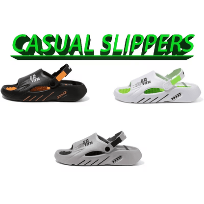 Platform Men's EVA Clog Slippers, Trendy Hole Design Mule Slides with Back Strap, Cushioned Elevated Casual Shoes for Summer, Streetwear, Indoor, Outdoor New Era Fashion LLc