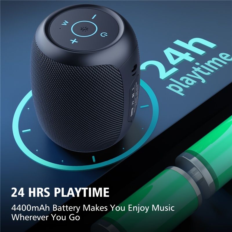Zealot S53 Mini Speaker Portable Wireless Column Waterproof HIFI Lossless Sound Quality Stereo Subwoofer Loudspeaker; Christmas Gift For Women/Kids/Children/Men/Adults New Era Fashion LLc