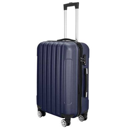 3-in-1 Multifunctional Large Capacity Traveling Storage Suitcase Luggage Set Navy Blue New Era Fashion LLc
