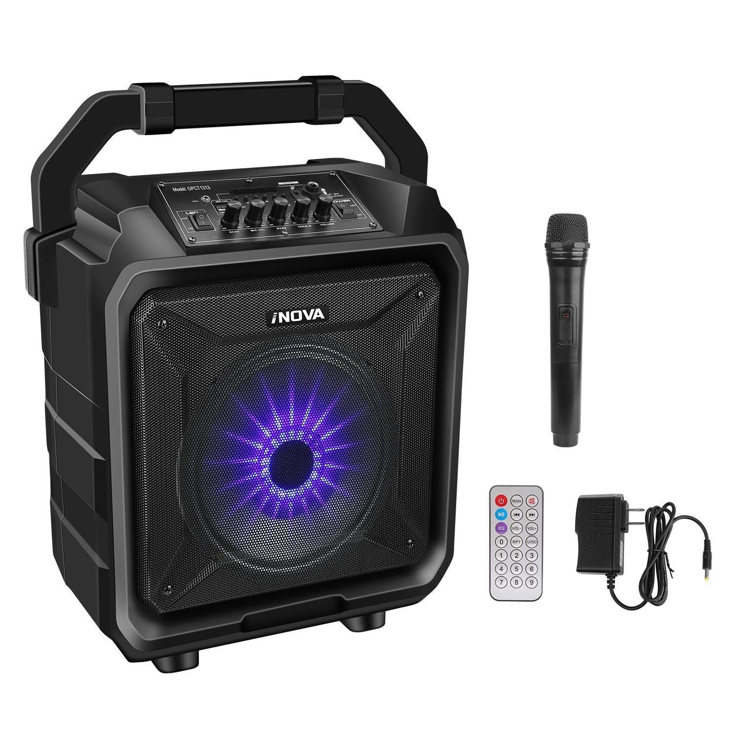 Portable Wireless Party Speaker with Disco Lighting New Era Fashion LLc