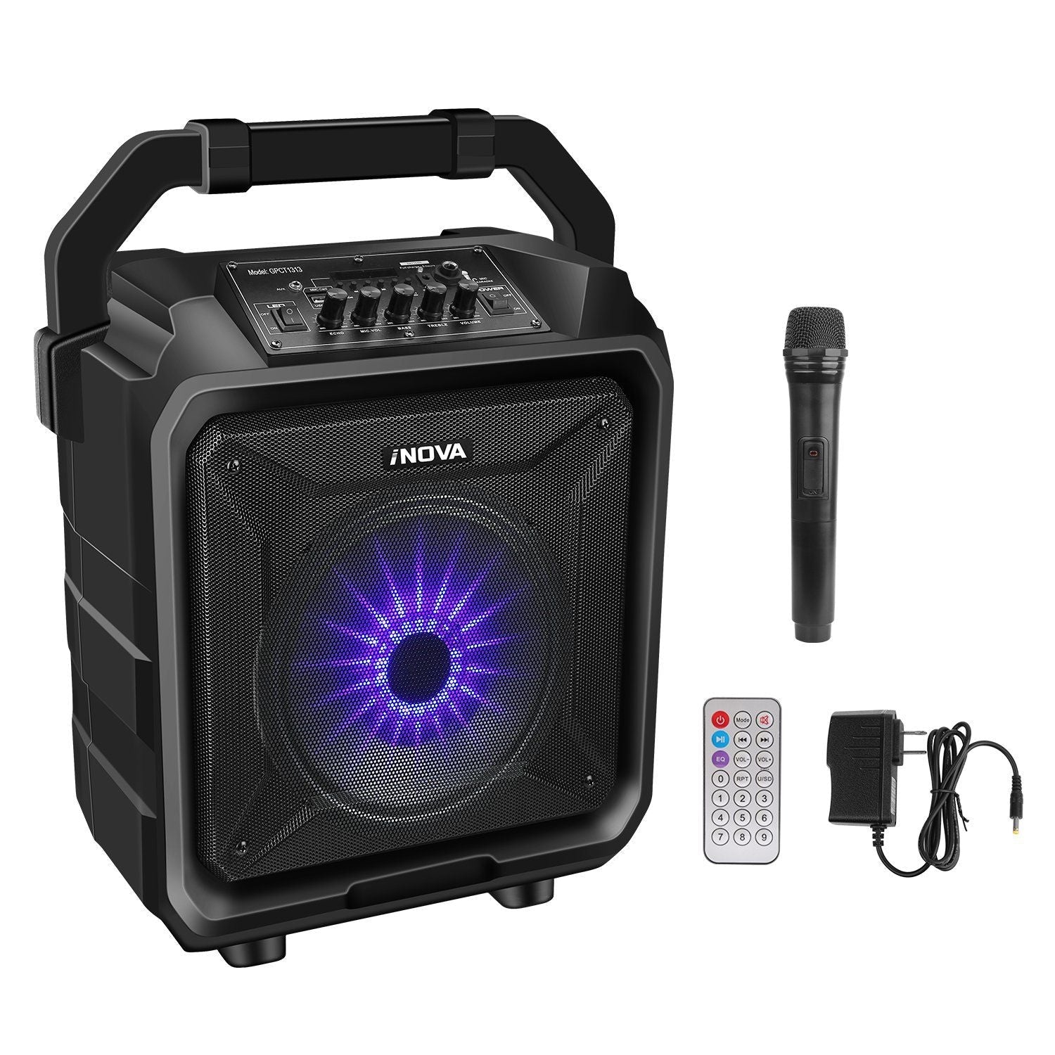 Portable Wireless Party Speaker with Disco Lighting New Era Fashion LLc