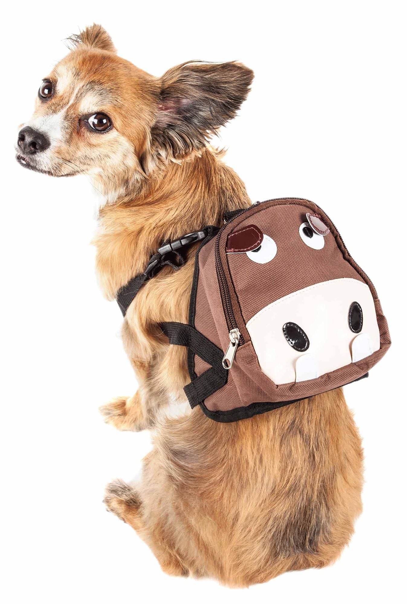 Pet Life 'Mooltese' Large-Pocketed Compartmental Animated Dog Harness Backpack New Era Fashion LLc