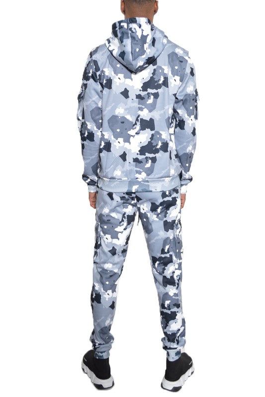 Premium Full Camo Cotton Hoodie Sweat Set - Perfect for Outdoor Adventures New Era Fashion LLc