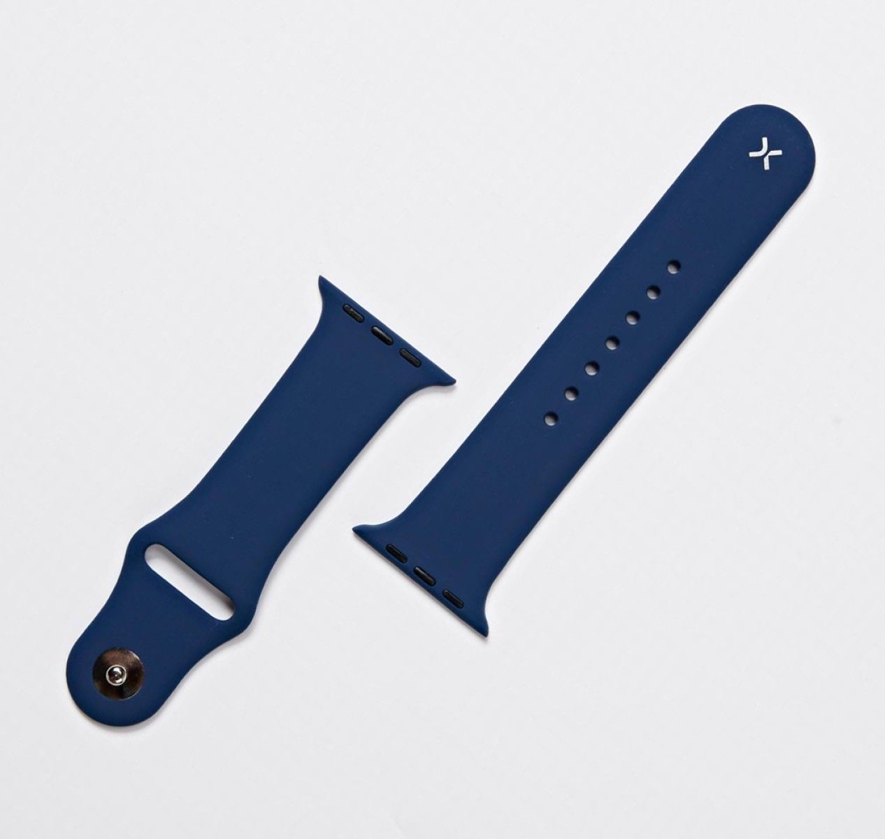 White Silicone Watch Band Made for Apple Watch - Large (42/44/45/49mm) New Era Fashion LLc