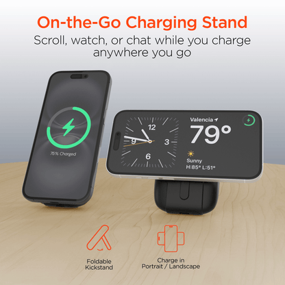 HyperGear Mag Grip Go 5000mAh Wireless Power Bank New Era Fashion LLc