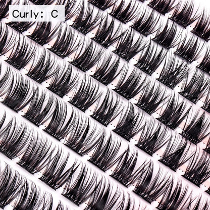 2026 Hottest New Product: False Eyelashes -  Azenlo Beginner's DIY Eyelash Extension Kit, 120 Clusters Of Large-capacity False Eyelashes, Includes Glue, Tweezers, and Complete Tool Set New Era Fashion LLc