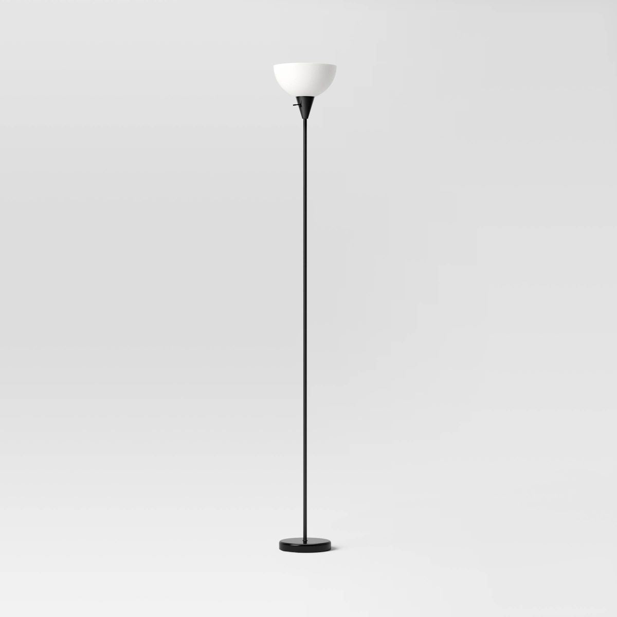 Torchiere Floor Lamp Black Minimalist Standing Light with 3-Way Switch Light Bulbs Not Included New Era Fashion LLc