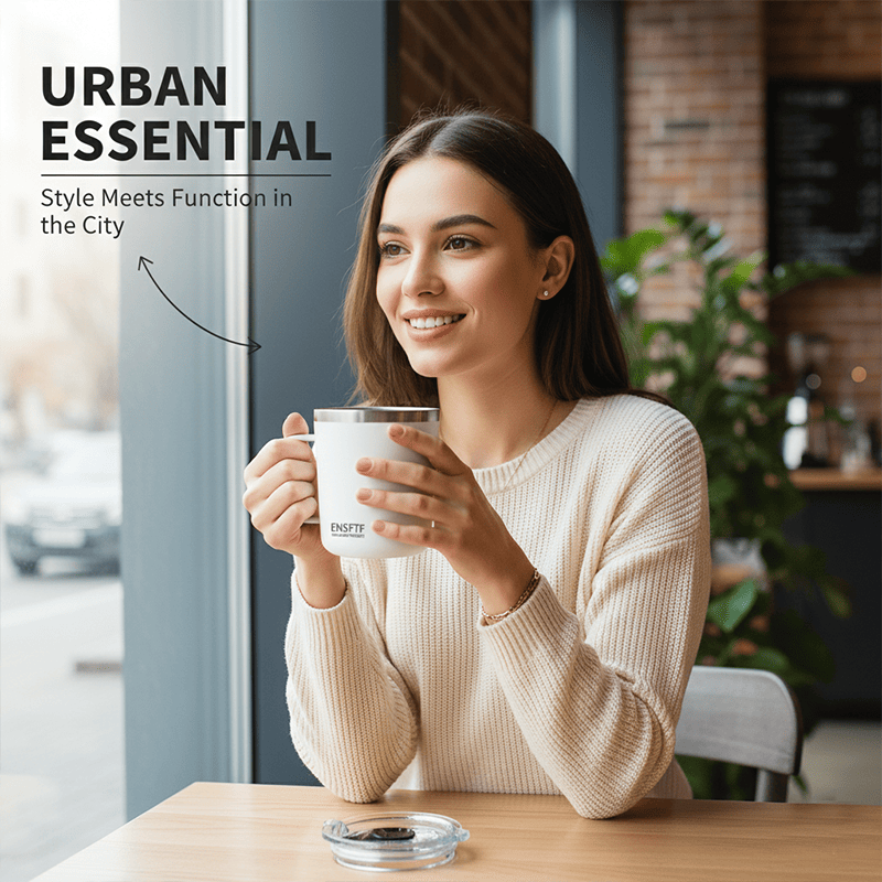 Insulated Stainless Steel Coffee Mug with Leak-Proof Lid – Reusable Office/Trave New Era Fashion LLc