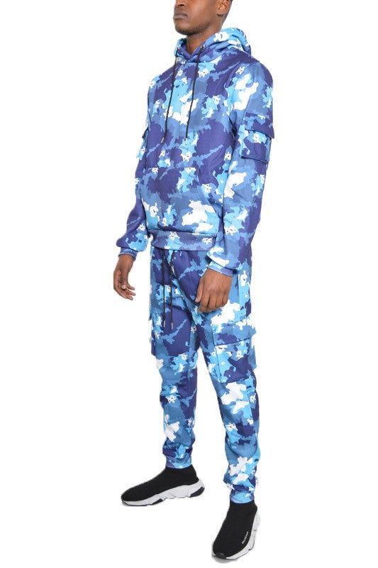 Premium Full Camo Cotton Hoodie Sweat Set - Perfect for Outdoor Adventures New Era Fashion LLc