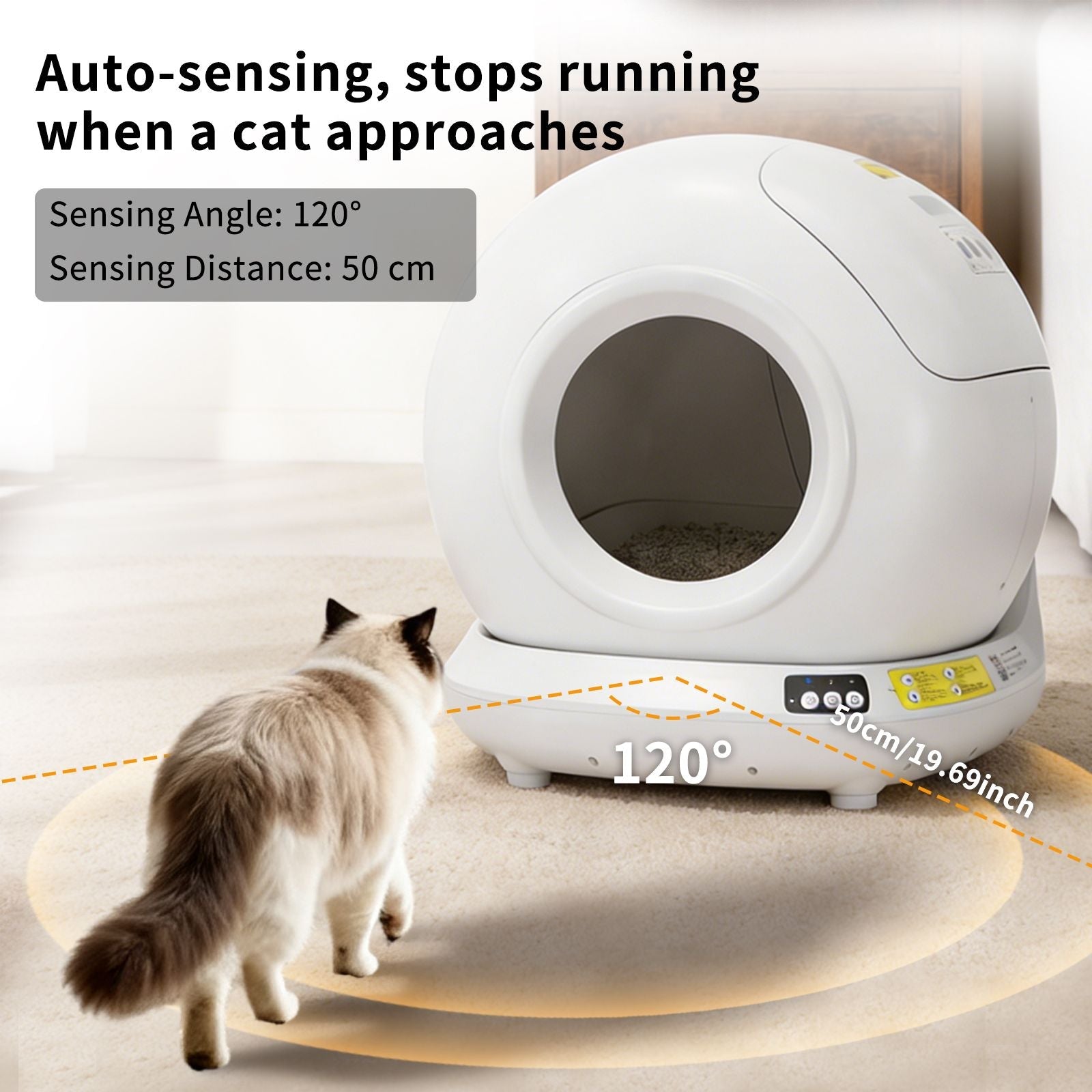 Self-Cleaning Cat Litter Box | Fully Enclosed Automatic, App Control, Extra Large Space | Smart Pet Toilet Tray New Era Fashion LLc