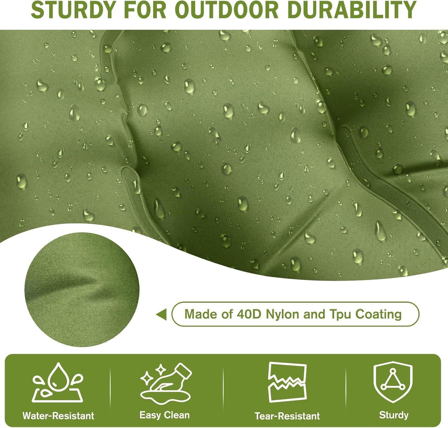Camping Sleeping Pad, Ultralight Camping Mat with Pillow Built-in Foot Pump, 4" Thick Inflatable Sleeping Mat Compact for Backpacking, Hiking, Car Traveling, Camp Tent New Era Fashion LLc