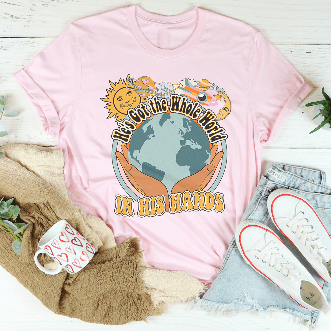 He's Got The Whole World In His Hands T-Shirt New Era Fashion LLc
