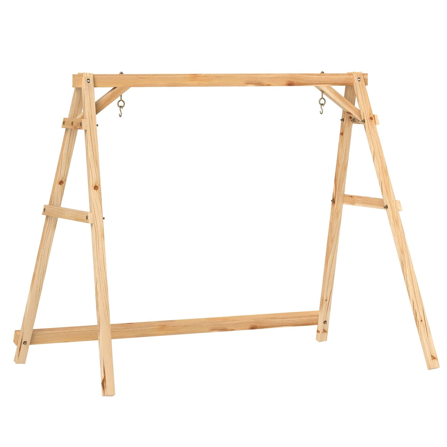 770lbs Porch Swing Frame, Heavy Duty A-Frame Hanging Chair Stand Only with Reinforced Bars for Porch, Garden, Backyard New Era Fashion LLc