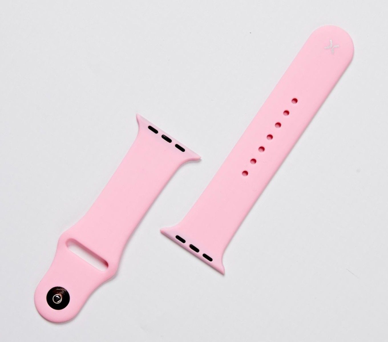 White Silicone Watch Band Made for Apple Watch - Large (42/44/45/49mm) New Era Fashion LLc