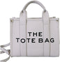 Roecytu PU Tote Bag for Women Simple Large-capacity Tote Bag Crossbody Tote Bag Messenger bag Handbag Zipper Fashion Tote Bag New Era Fashion LLc