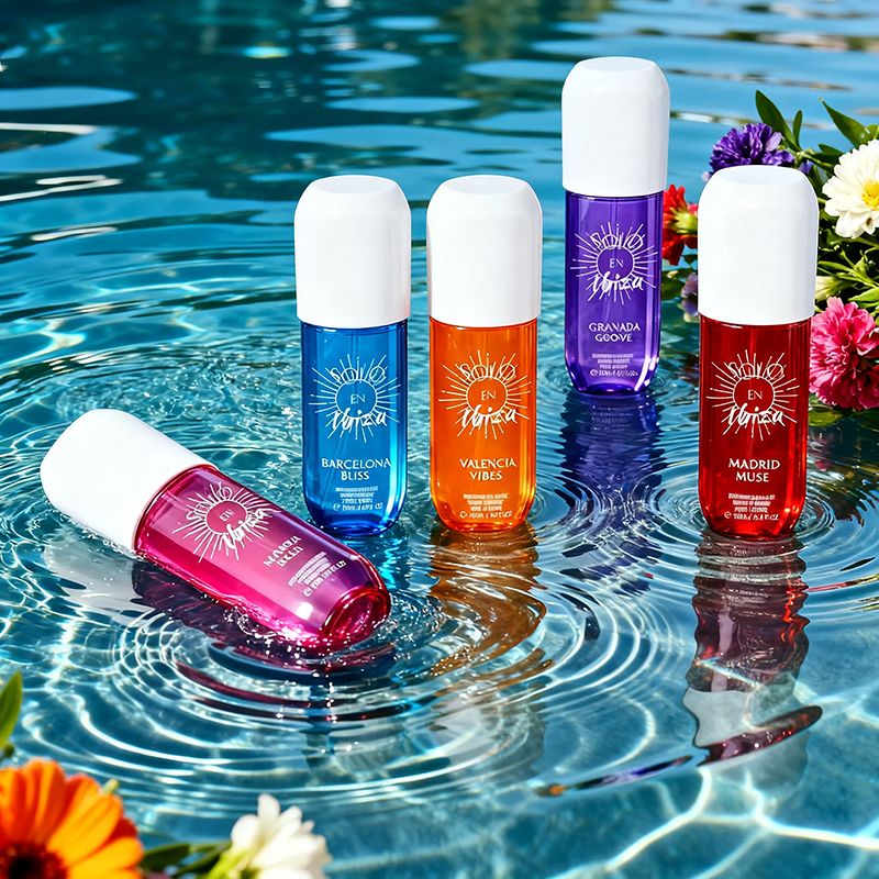 5-Piece Women's Hair & Body Perfume Spray Gift Set (5x3.4 Oz) - 5 Long-Lasting Sweet & Fresh Scents, Perfect Holiday & Date Gift New Era Fashion LLc