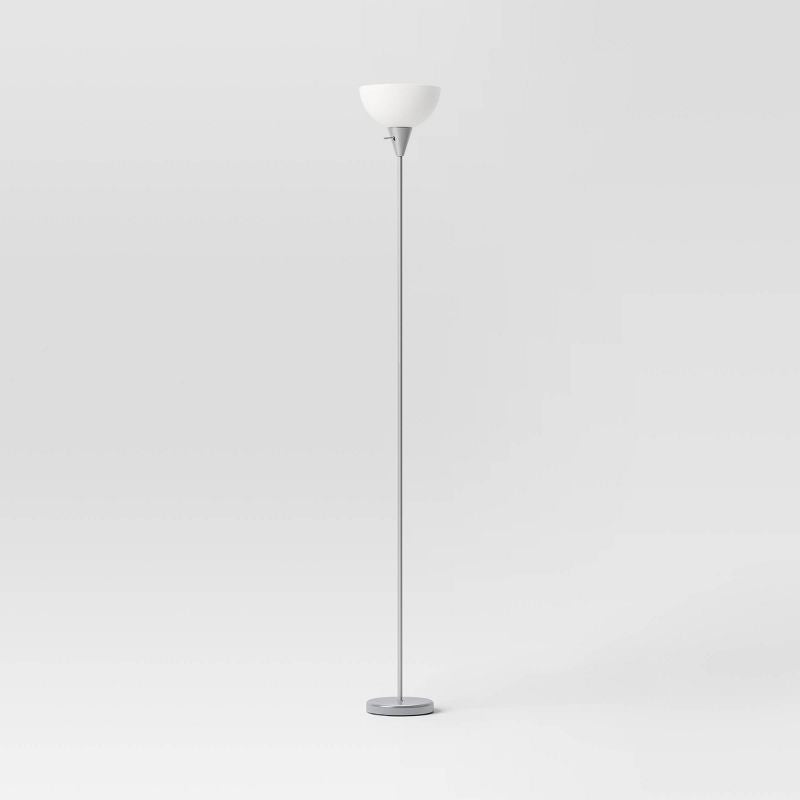 Torchiere Floor Lamp Black Minimalist Standing Light with 3-Way Switch Light Bulbs Not Included New Era Fashion LLc