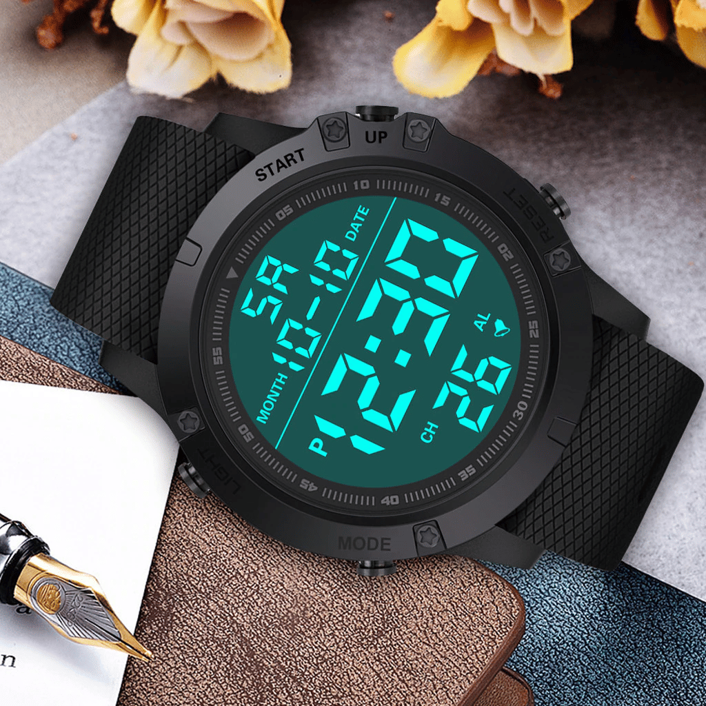 Waterproof Digital Sports Watch Military Tactical LED Backlight Wristwatch Men New Era Fashion LLc