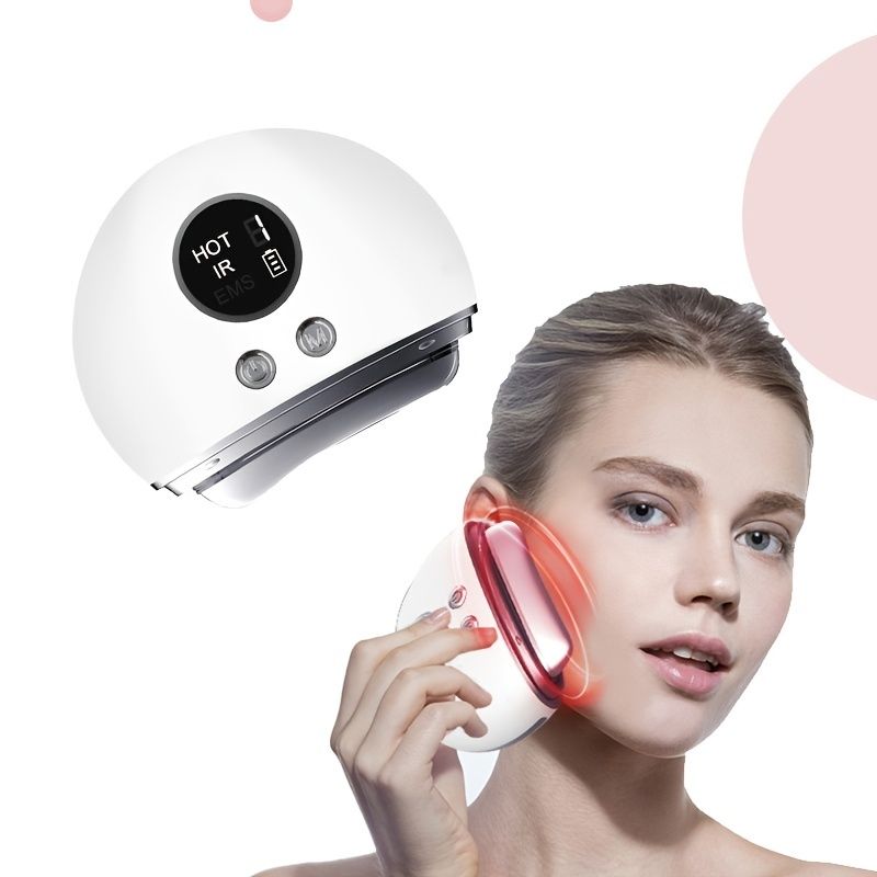 1pc Electric Gua Sha Facial Tools; Face Scraping Massager With 9 Modes; Skin Care Tool For Anti-Aging; Improve Facial Contour New Era Fashion LLc