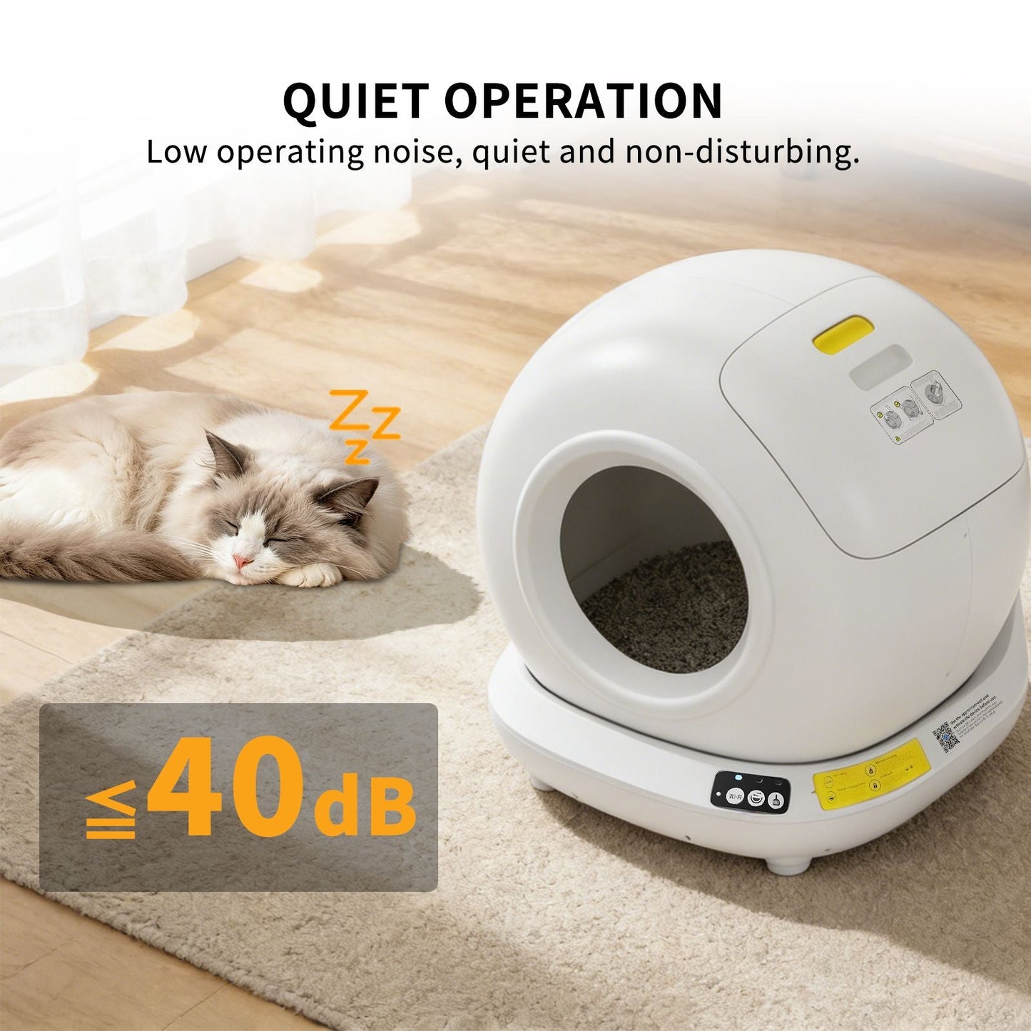Self-Cleaning Cat Litter Box | Fully Enclosed Automatic, App Control, Extra Large Space | Smart Pet Toilet Tray New Era Fashion LLc