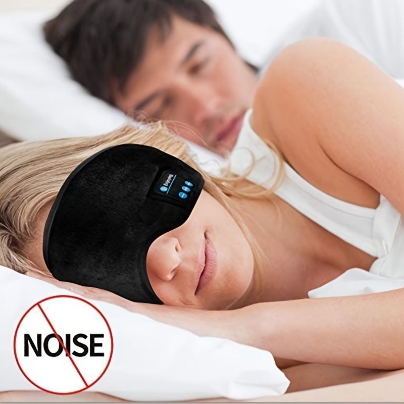 Sleep Mask; WirelessSleeping Headphones Music Earbud EyeMask For Side Sleepers Men; Women Girl Ultra Soft Thin Speakers Cool New Era Fashion LLc
