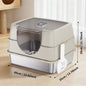 Galaxy stainless steel cat litter box, sturdy, durable, easy to clean, odorless, non stick to sand, a choice for cross-border quality New Era Fashion LLc