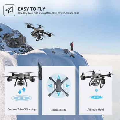 2026 Professional Drone 6K HD Dual Camera Wifi FPV Portable RC Quadcopter 2 BATTERY,Drones suitable for adults/beginners.Logistics is randomly sent by UPS/UNI/USPS/.GOFO New Era Fashion LLc