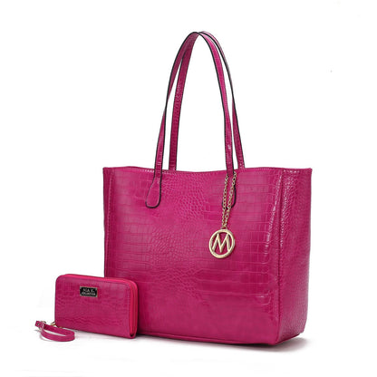 MKF Collection Sadie Oversize Tote Bag & Wallet Set by Mia K New Era Fashion LLc