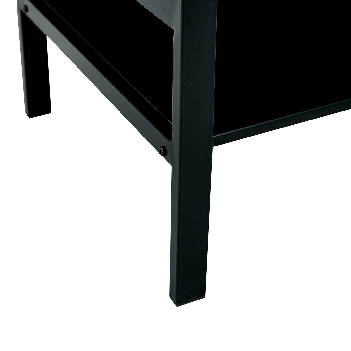 Glass Lift Top Coffee Table;  Modern Simple 2-Layer Tempered Glass Coffee Table for Living Room;  Black New Era Fashion LLc