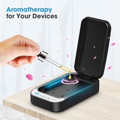 SaniCharge 3 in 1 Sanitize And Charge Your Cellphone Also Enjoy Aromatherapy New Era Fashion LLc