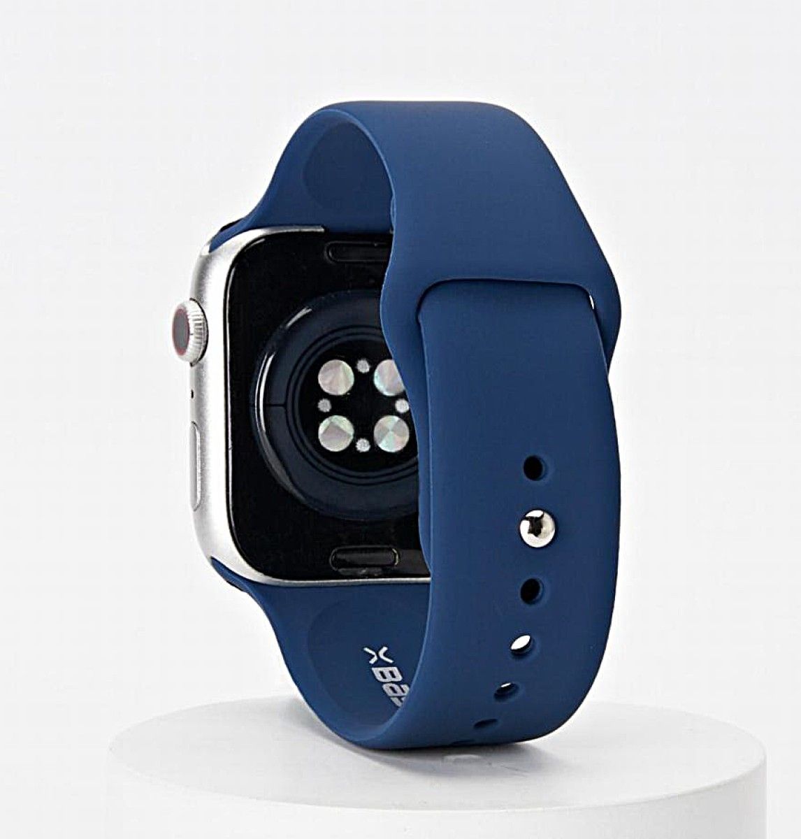 White Silicone Watch Band Made for Apple Watch - Large (42/44/45/49mm) New Era Fashion LLc