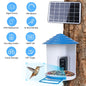 Smart Bird Feeder with Solar Powered Camera 1080P HD AI Identify PIR Motion Auto Capture Video Cloud Card Storage WiFi Connection App Control IP65 Waterproof New Era Fashion LLc