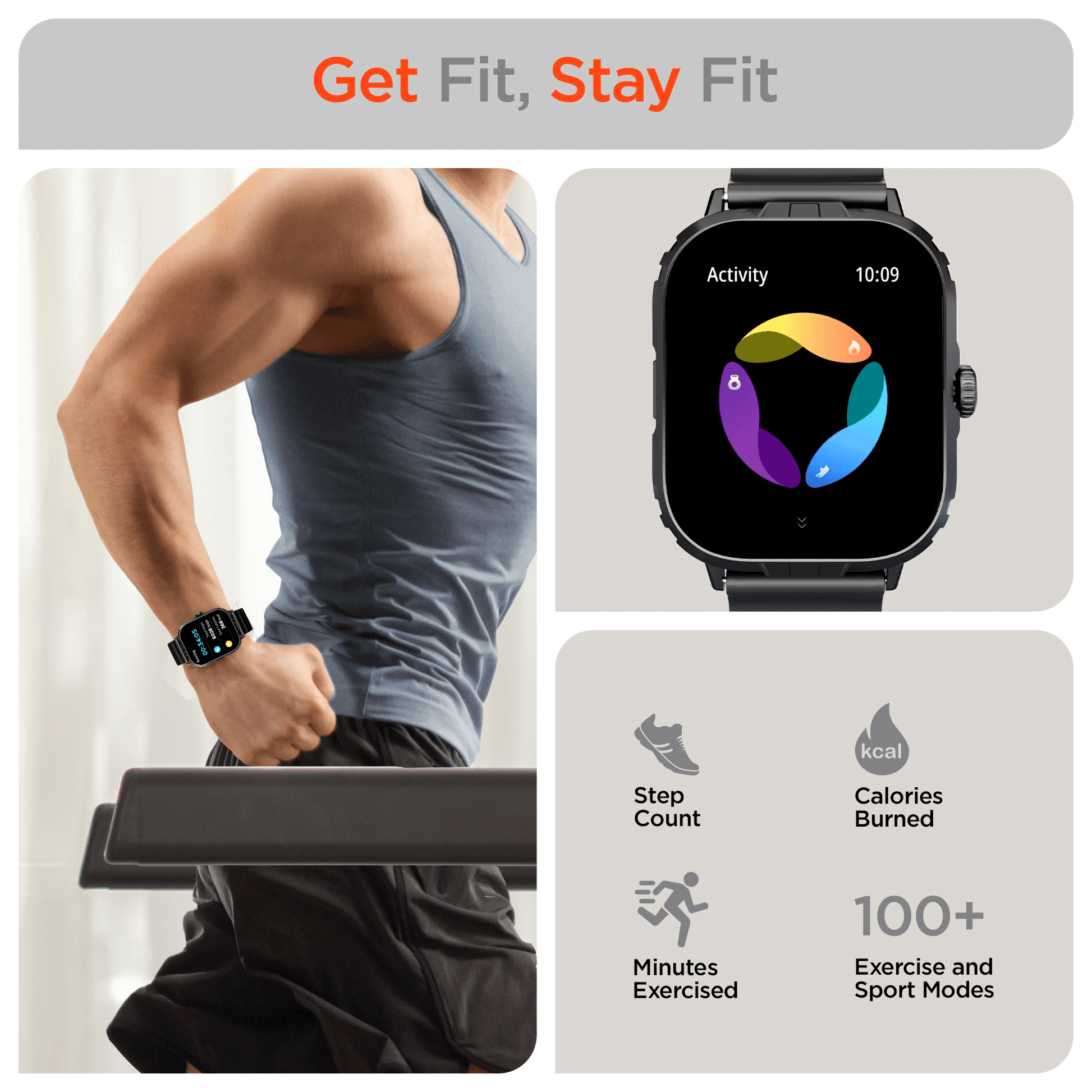 HyperGear FIT X2 Smartwatch and Fitness Tracker New Era Fashion LLc