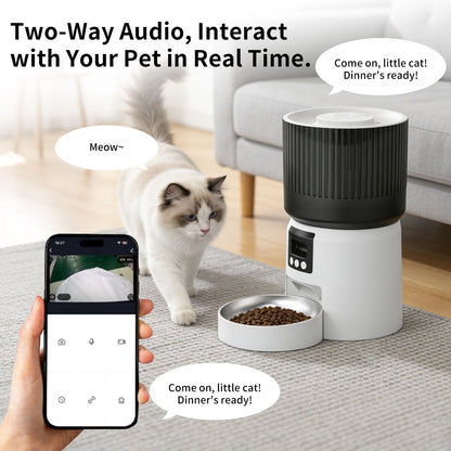 Intelligent fully automatic pet feeder, timed and quantified feeding, remote control is more worry free New Era Fashion LLc