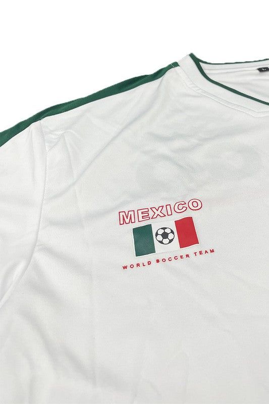 UNISEX MEXICO TEAM WORLD SOCCER JERSEYS TOP New Era Fashion LLc