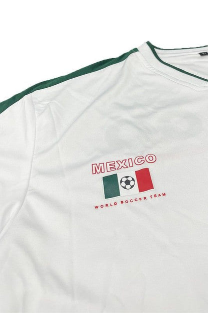 UNISEX MEXICO TEAM WORLD SOCCER JERSEYS TOP New Era Fashion LLc
