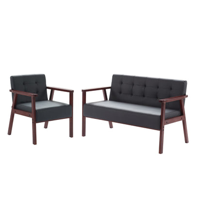 Wood Frame Accent Armchair New Era Fashion LLc