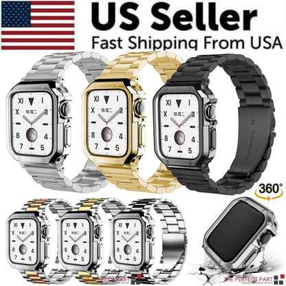 Stainless Steel For Apple Watch iWatch Band 8 7 6 5 4 3 2 SE 38/41/40/42/44/45mm New Era Fashion LLc