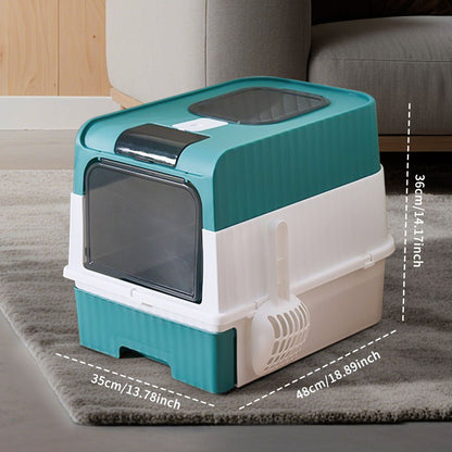 blueMagic Cube Intelligent Cat litter Box - Free Hands, Enjoy Pure Life | Automatic Cleaning, Silent Design, Preferred for Multi Cat Families New Era Fashion LLc