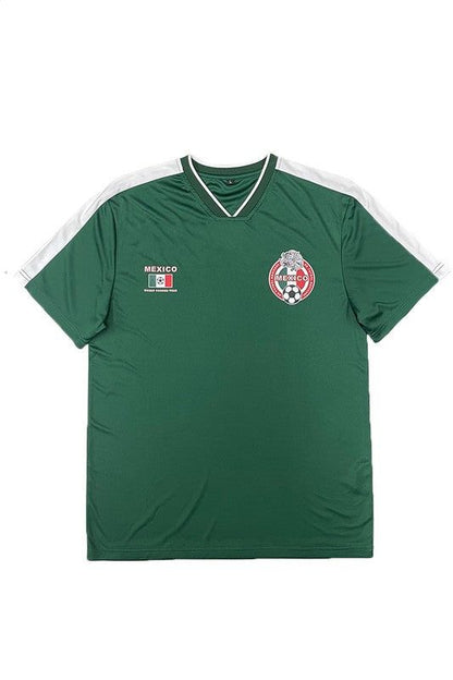 UNISEX MEXICO TEAM WORLD SOCCER JERSEYS TOP New Era Fashion LLc