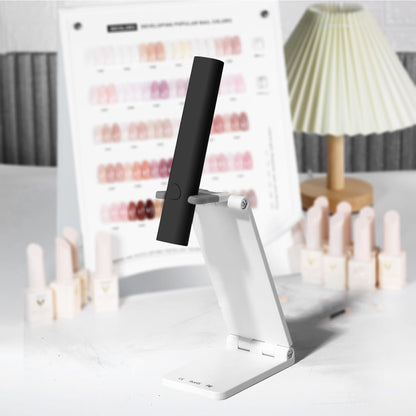 UV Light for Gel Nails, Mini U V LED Nail Lamp Handheld with Stand, Portable Nail Dryer Rechargeable USB Cordless for Fast Drying, Black New Era Fashion LLc